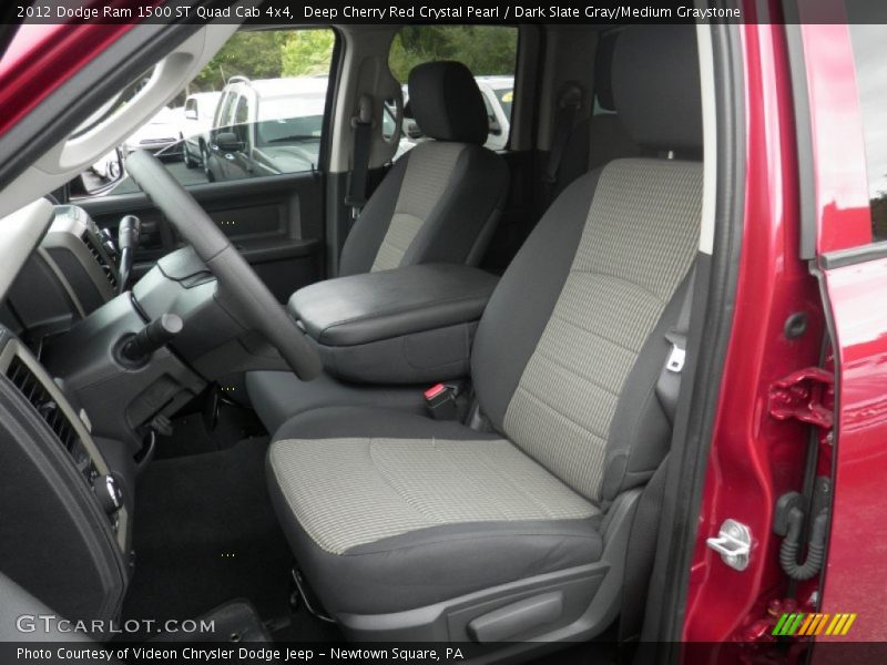 Deep Cherry Red Crystal Pearl / Dark Slate Gray/Medium Graystone 2012 Dodge Ram 1500 ST Quad Cab 4x4
