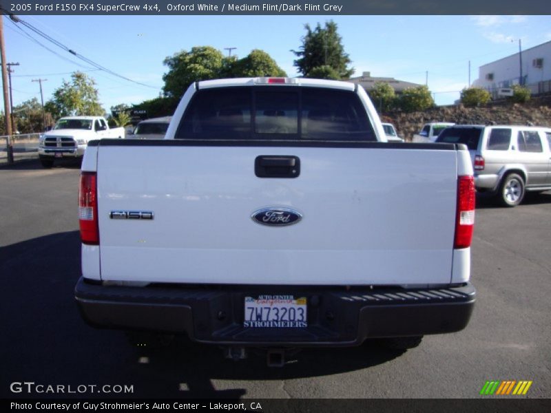 Oxford White / Medium Flint/Dark Flint Grey 2005 Ford F150 FX4 SuperCrew 4x4
