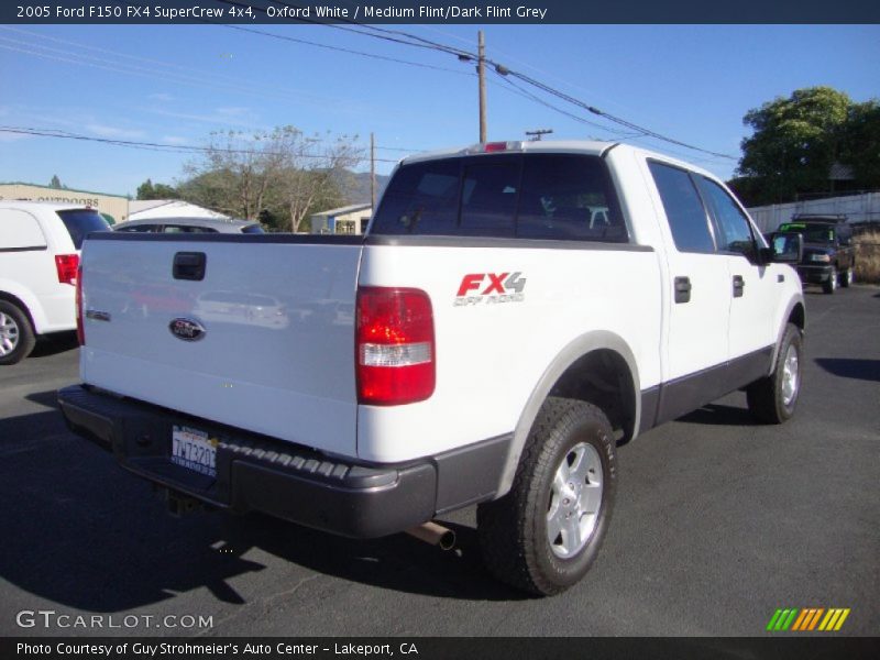 Oxford White / Medium Flint/Dark Flint Grey 2005 Ford F150 FX4 SuperCrew 4x4