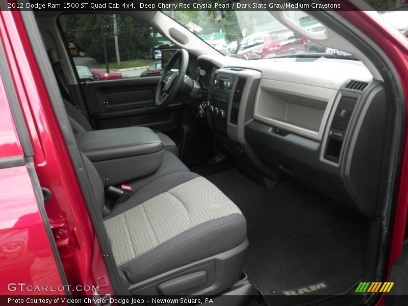 Deep Cherry Red Crystal Pearl / Dark Slate Gray/Medium Graystone 2012 Dodge Ram 1500 ST Quad Cab 4x4