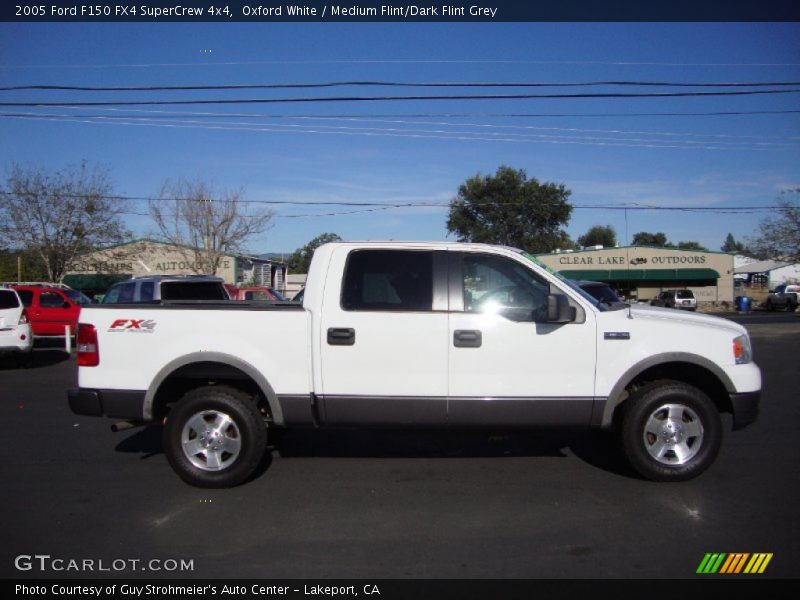 Oxford White / Medium Flint/Dark Flint Grey 2005 Ford F150 FX4 SuperCrew 4x4