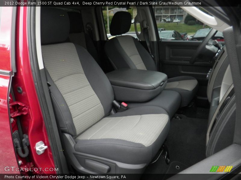 Deep Cherry Red Crystal Pearl / Dark Slate Gray/Medium Graystone 2012 Dodge Ram 1500 ST Quad Cab 4x4
