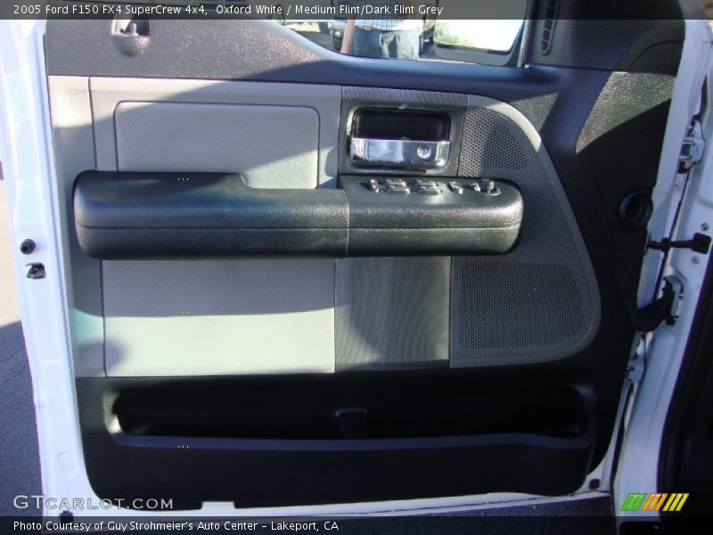 Oxford White / Medium Flint/Dark Flint Grey 2005 Ford F150 FX4 SuperCrew 4x4