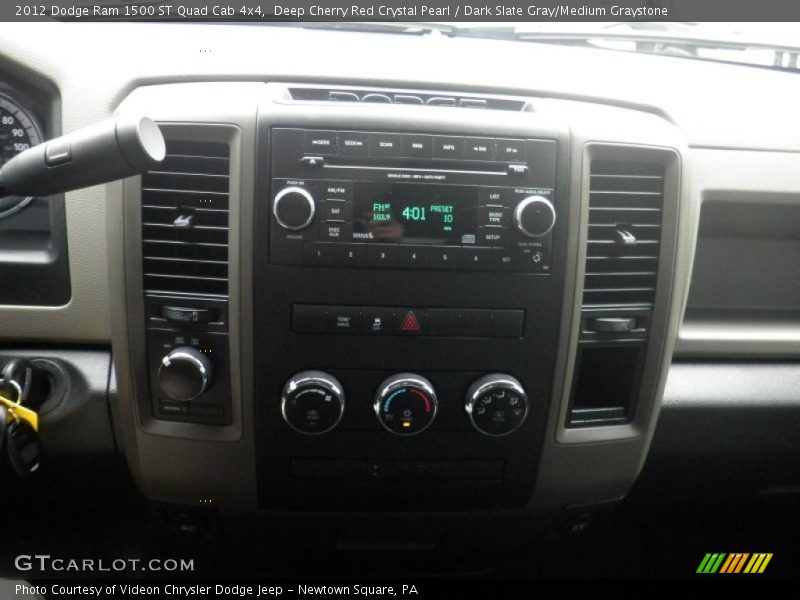 Deep Cherry Red Crystal Pearl / Dark Slate Gray/Medium Graystone 2012 Dodge Ram 1500 ST Quad Cab 4x4