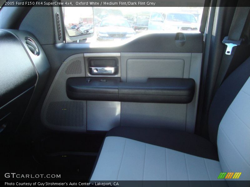 Oxford White / Medium Flint/Dark Flint Grey 2005 Ford F150 FX4 SuperCrew 4x4