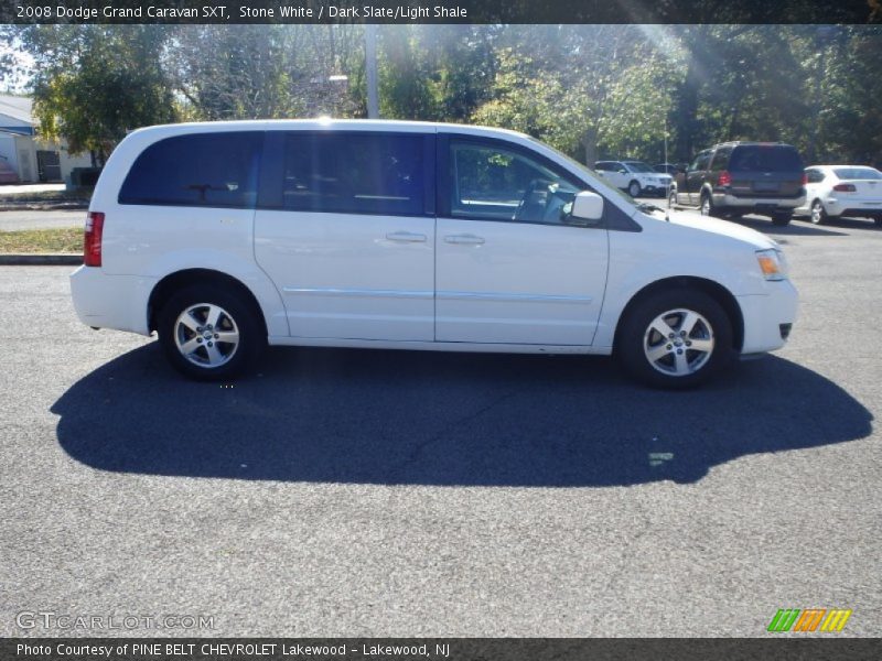 Stone White / Dark Slate/Light Shale 2008 Dodge Grand Caravan SXT