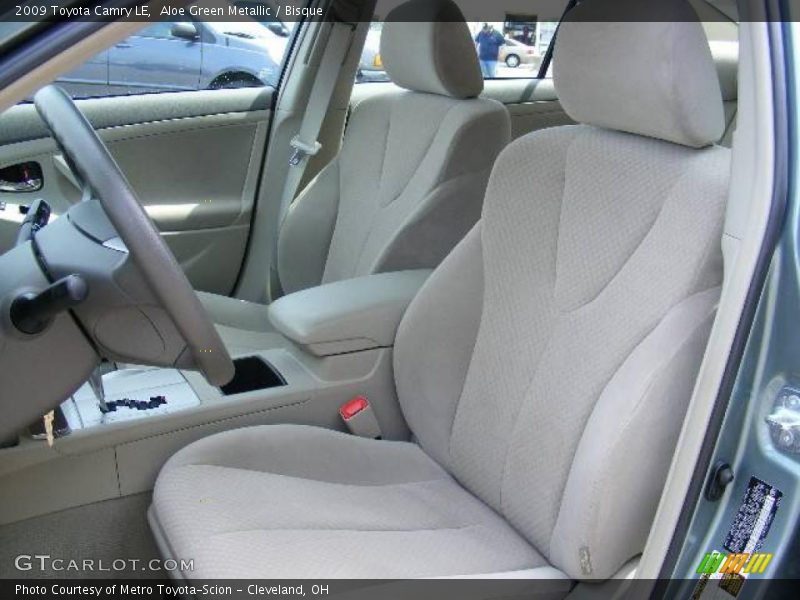 Aloe Green Metallic / Bisque 2009 Toyota Camry LE