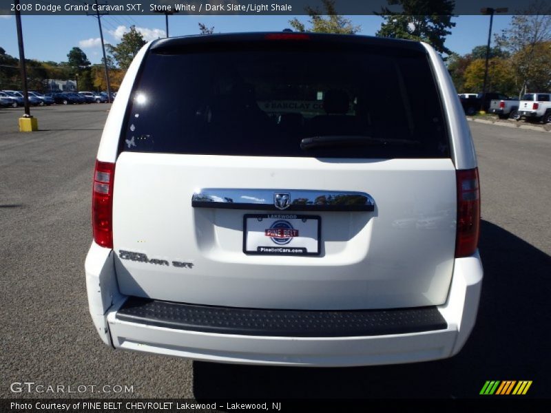 Stone White / Dark Slate/Light Shale 2008 Dodge Grand Caravan SXT