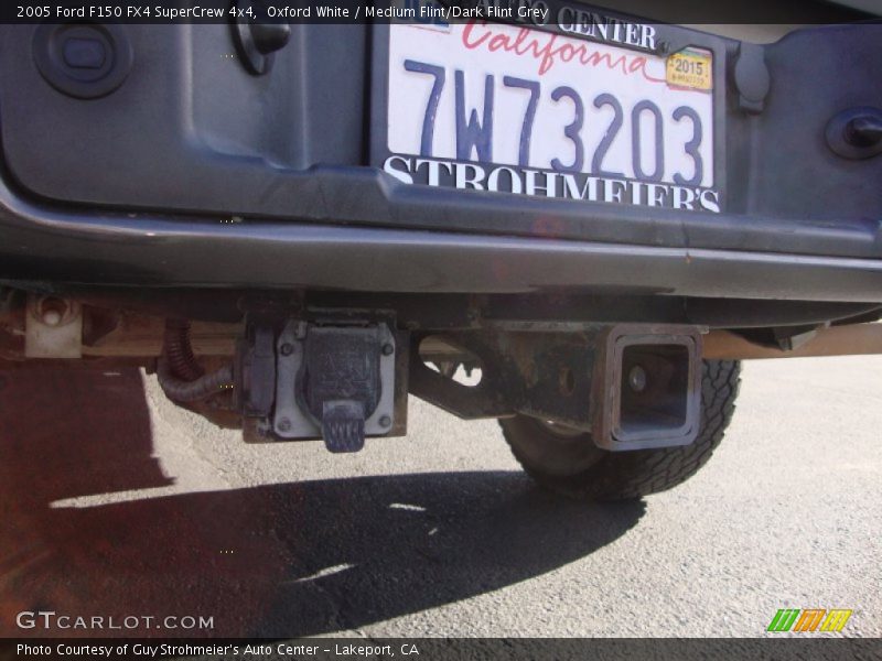 Oxford White / Medium Flint/Dark Flint Grey 2005 Ford F150 FX4 SuperCrew 4x4
