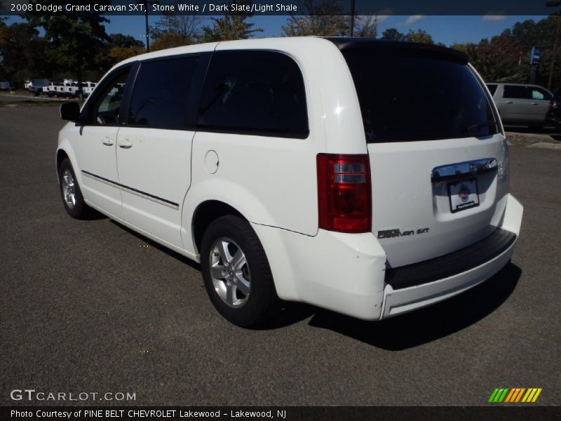 Stone White / Dark Slate/Light Shale 2008 Dodge Grand Caravan SXT