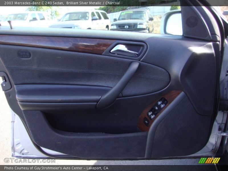 Brilliant Silver Metallic / Charcoal 2003 Mercedes-Benz C 240 Sedan