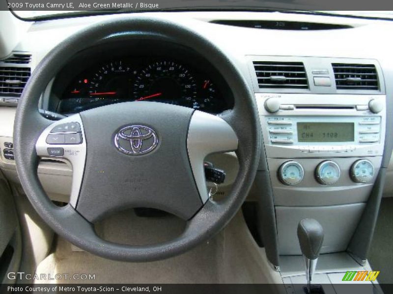 Aloe Green Metallic / Bisque 2009 Toyota Camry LE