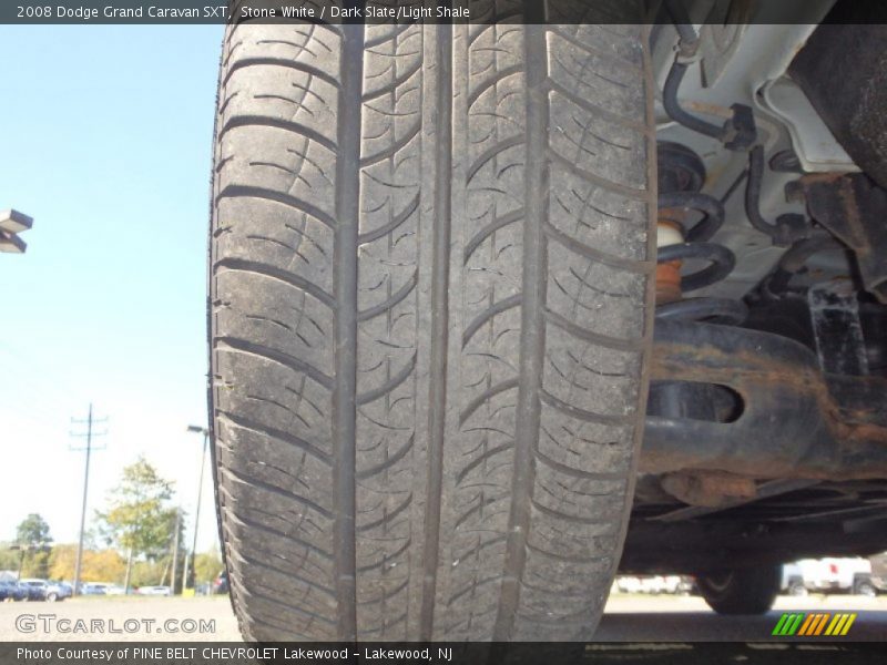 Stone White / Dark Slate/Light Shale 2008 Dodge Grand Caravan SXT