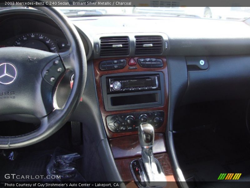 Brilliant Silver Metallic / Charcoal 2003 Mercedes-Benz C 240 Sedan