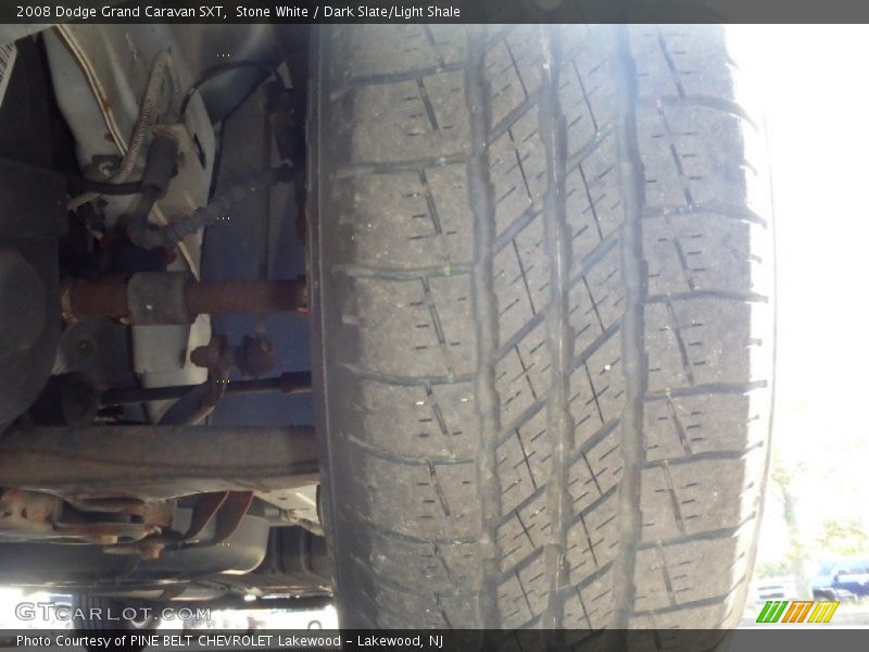 Stone White / Dark Slate/Light Shale 2008 Dodge Grand Caravan SXT