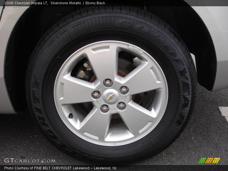 Silverstone Metallic / Ebony Black 2008 Chevrolet Impala LT