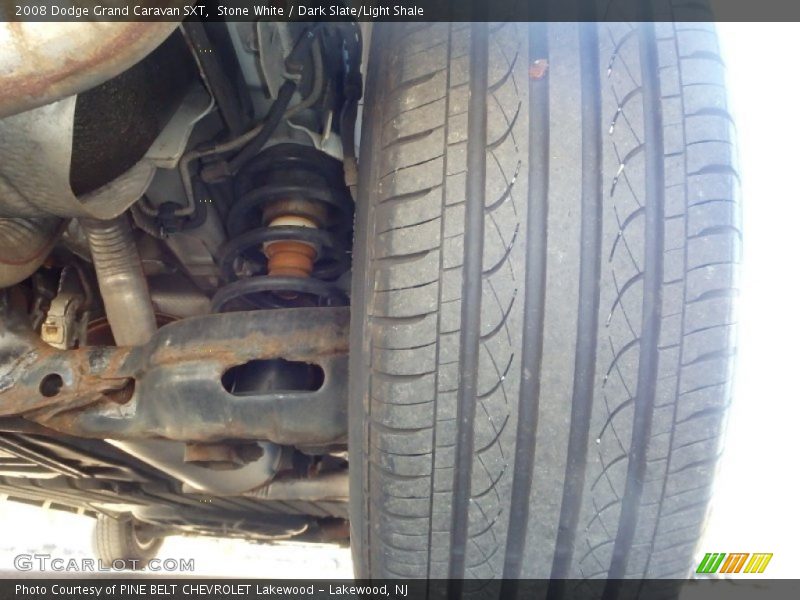 Stone White / Dark Slate/Light Shale 2008 Dodge Grand Caravan SXT