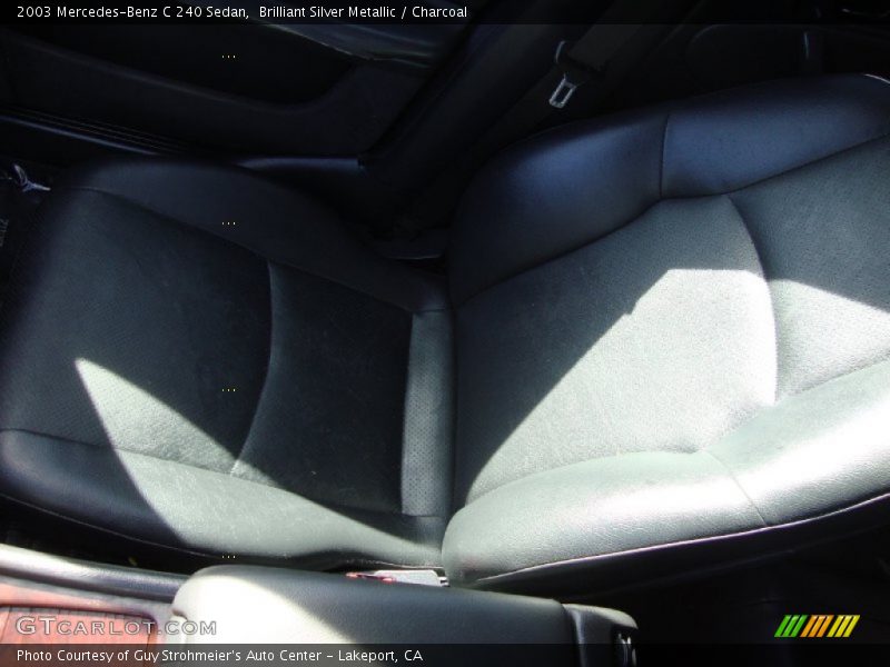 Brilliant Silver Metallic / Charcoal 2003 Mercedes-Benz C 240 Sedan