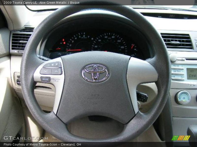 Aloe Green Metallic / Bisque 2009 Toyota Camry LE