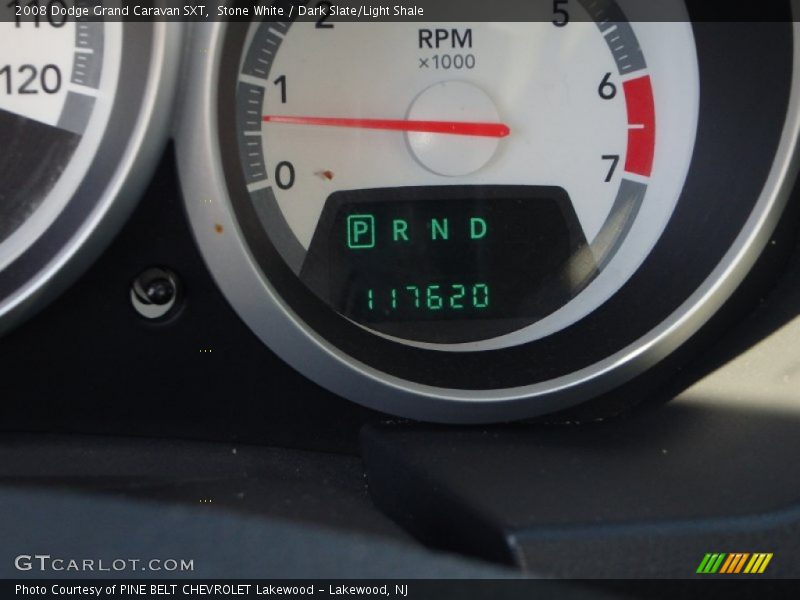 Stone White / Dark Slate/Light Shale 2008 Dodge Grand Caravan SXT