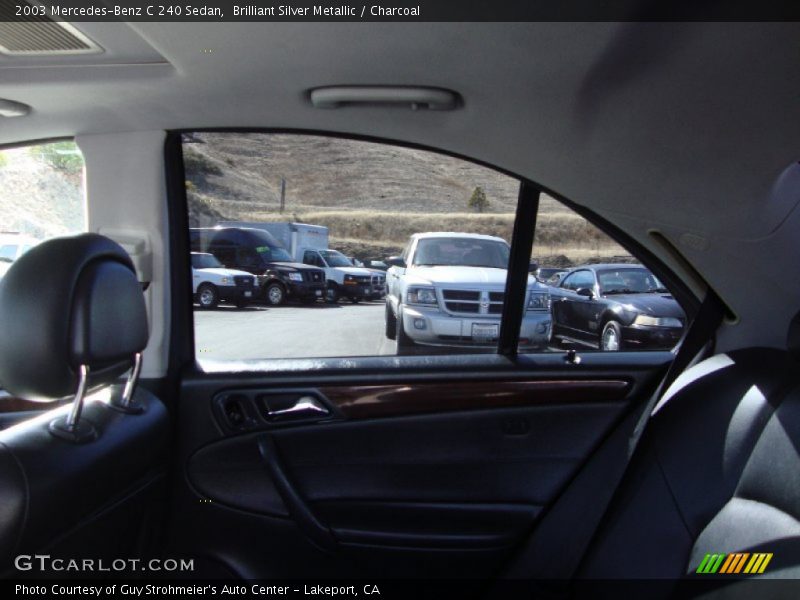 Brilliant Silver Metallic / Charcoal 2003 Mercedes-Benz C 240 Sedan