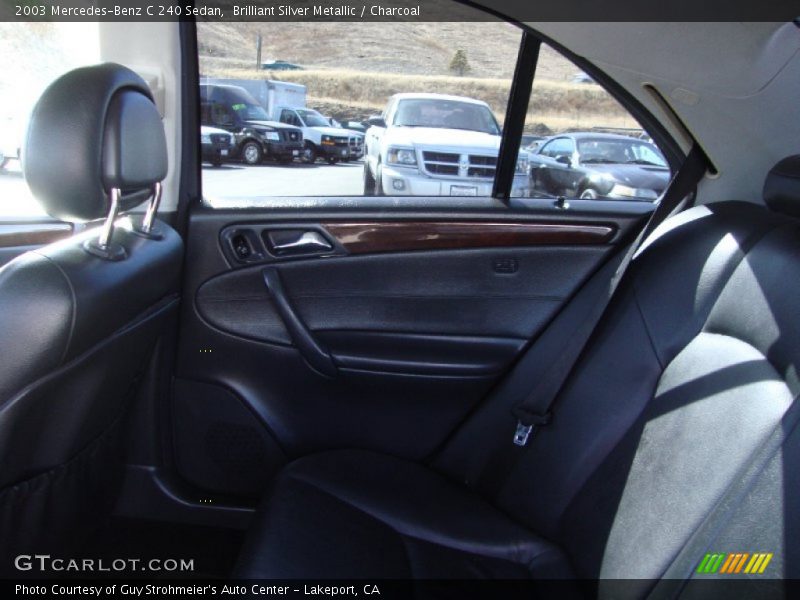 Brilliant Silver Metallic / Charcoal 2003 Mercedes-Benz C 240 Sedan