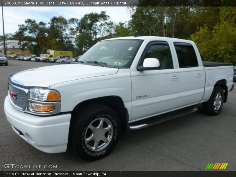 Summit White / Neutral 2006 GMC Sierra 1500 Denali Crew Cab 4WD