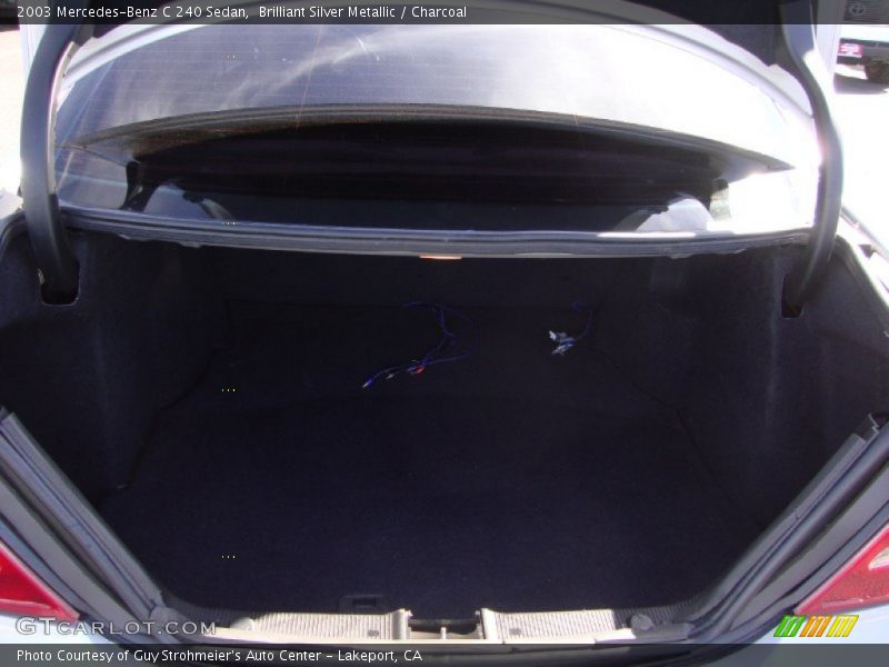 Brilliant Silver Metallic / Charcoal 2003 Mercedes-Benz C 240 Sedan