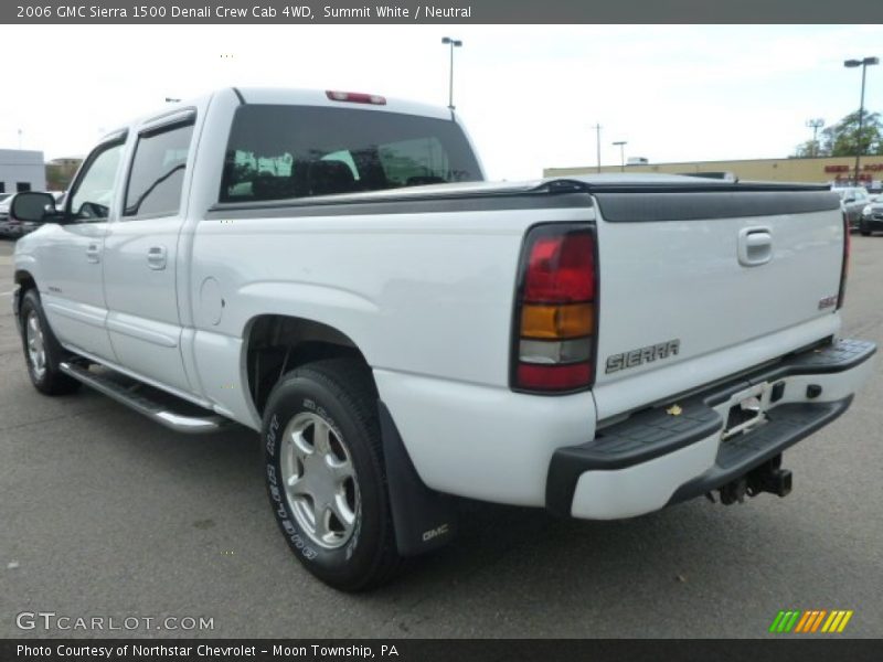 Summit White / Neutral 2006 GMC Sierra 1500 Denali Crew Cab 4WD