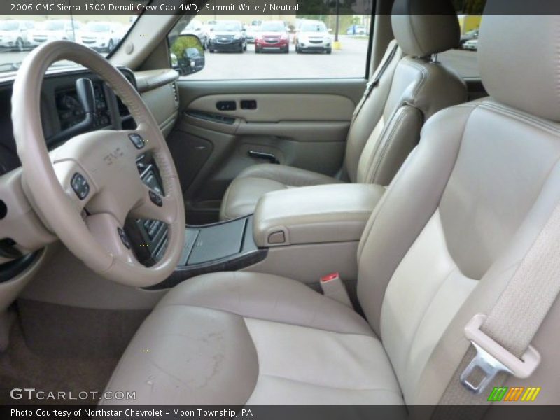 Summit White / Neutral 2006 GMC Sierra 1500 Denali Crew Cab 4WD