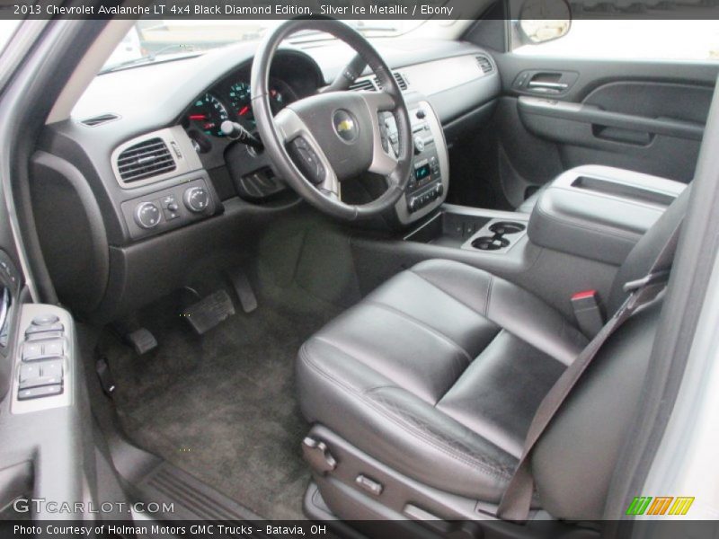 Silver Ice Metallic / Ebony 2013 Chevrolet Avalanche LT 4x4 Black Diamond Edition