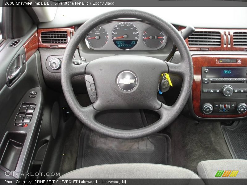Silverstone Metallic / Ebony Black 2008 Chevrolet Impala LT