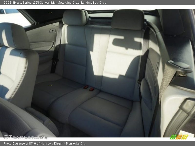 Sparkling Graphite Metallic / Grey 2008 BMW 1 Series 135i Convertible