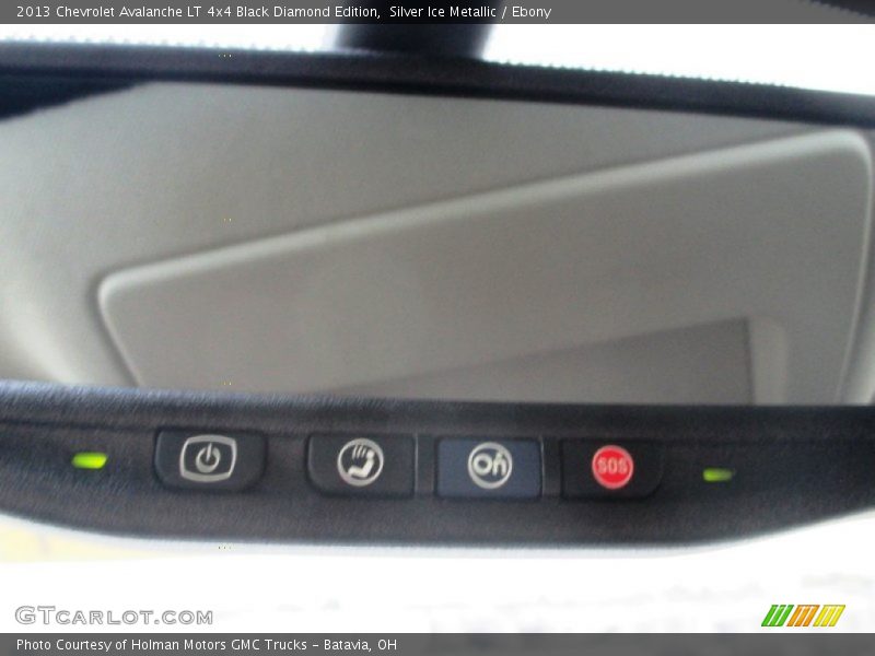 Silver Ice Metallic / Ebony 2013 Chevrolet Avalanche LT 4x4 Black Diamond Edition