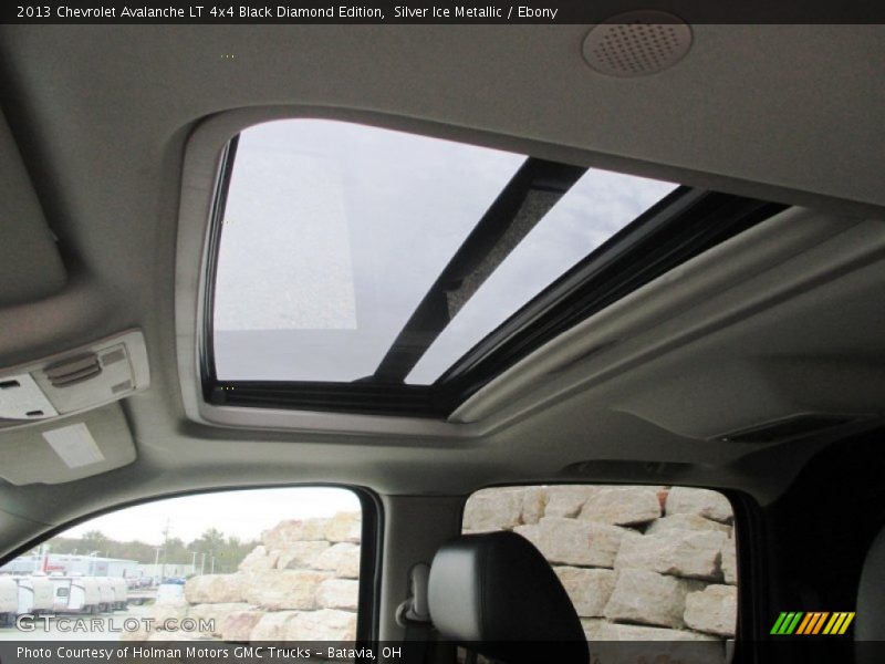 Silver Ice Metallic / Ebony 2013 Chevrolet Avalanche LT 4x4 Black Diamond Edition