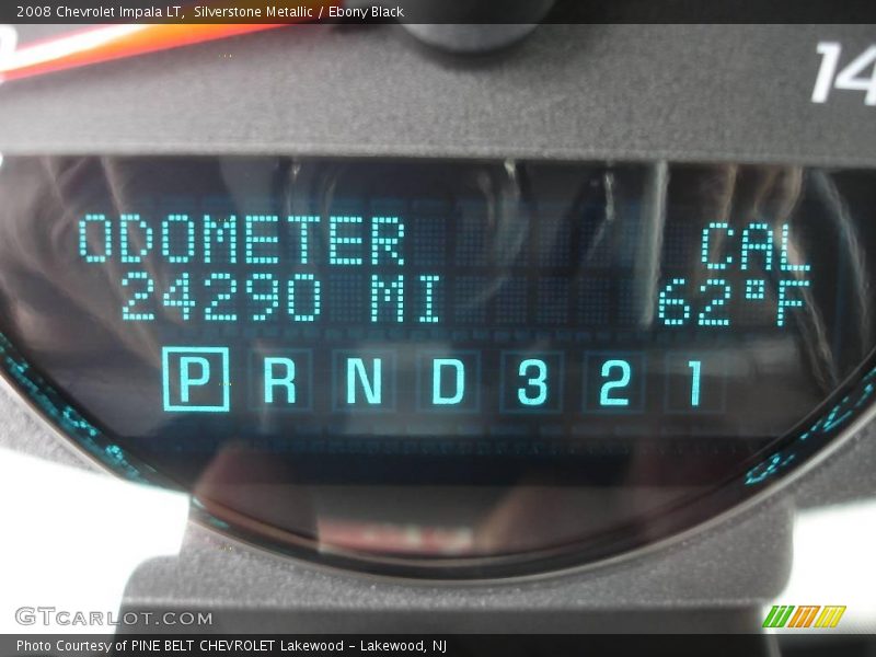 Silverstone Metallic / Ebony Black 2008 Chevrolet Impala LT