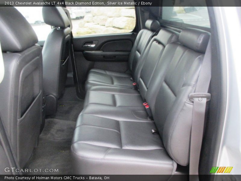 Silver Ice Metallic / Ebony 2013 Chevrolet Avalanche LT 4x4 Black Diamond Edition