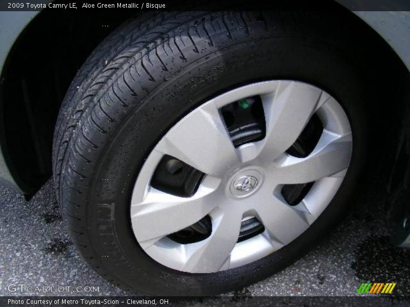 Aloe Green Metallic / Bisque 2009 Toyota Camry LE