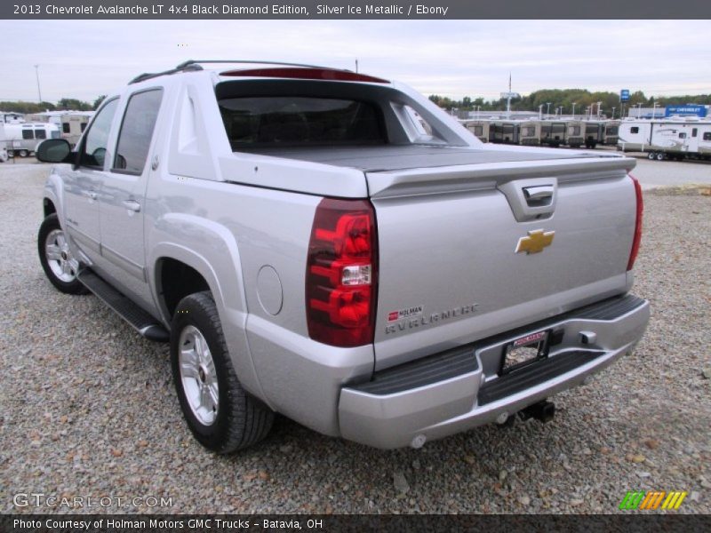Silver Ice Metallic / Ebony 2013 Chevrolet Avalanche LT 4x4 Black Diamond Edition