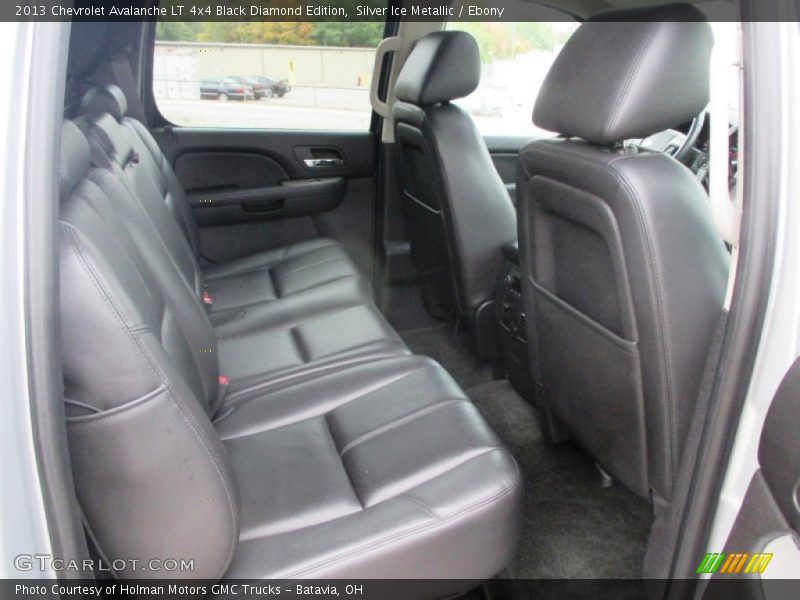 Silver Ice Metallic / Ebony 2013 Chevrolet Avalanche LT 4x4 Black Diamond Edition