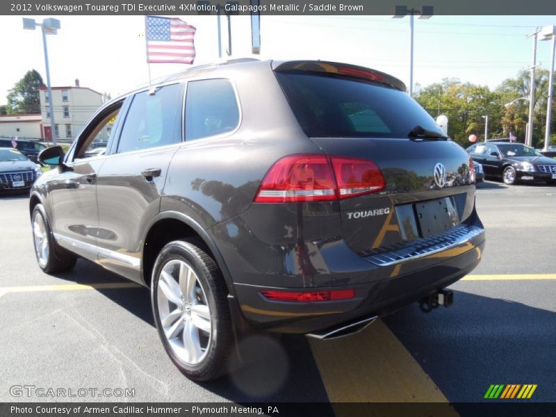 Galapagos Metallic / Saddle Brown 2012 Volkswagen Touareg TDI Executive 4XMotion