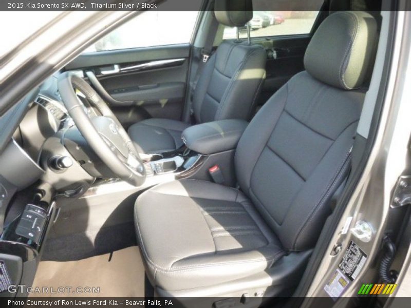 Titanium Silver / Black 2015 Kia Sorento SX AWD