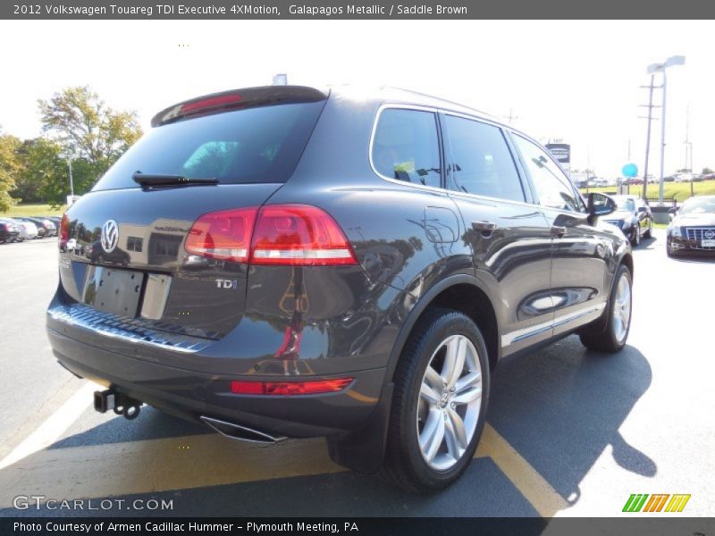 Galapagos Metallic / Saddle Brown 2012 Volkswagen Touareg TDI Executive 4XMotion