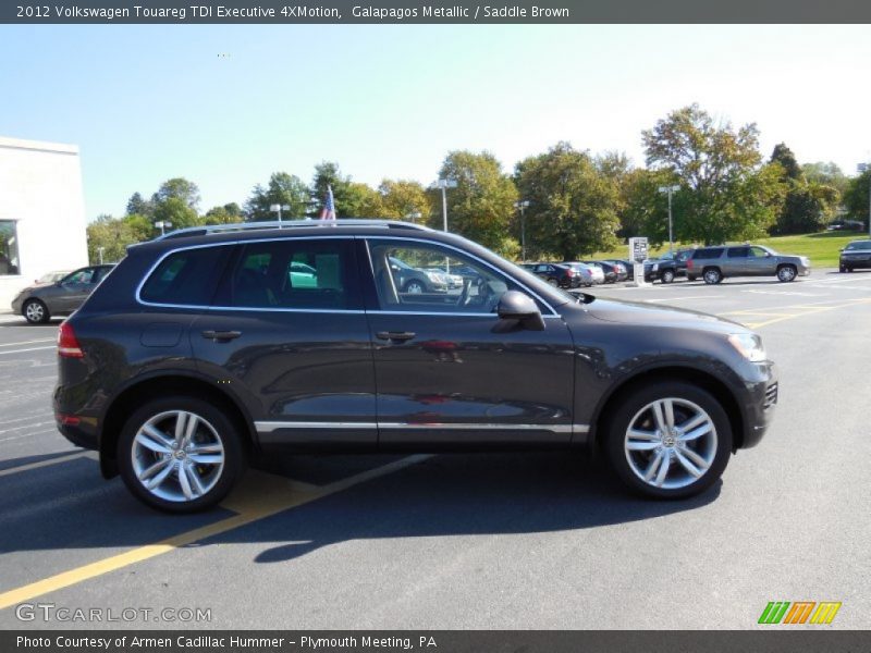 Galapagos Metallic / Saddle Brown 2012 Volkswagen Touareg TDI Executive 4XMotion