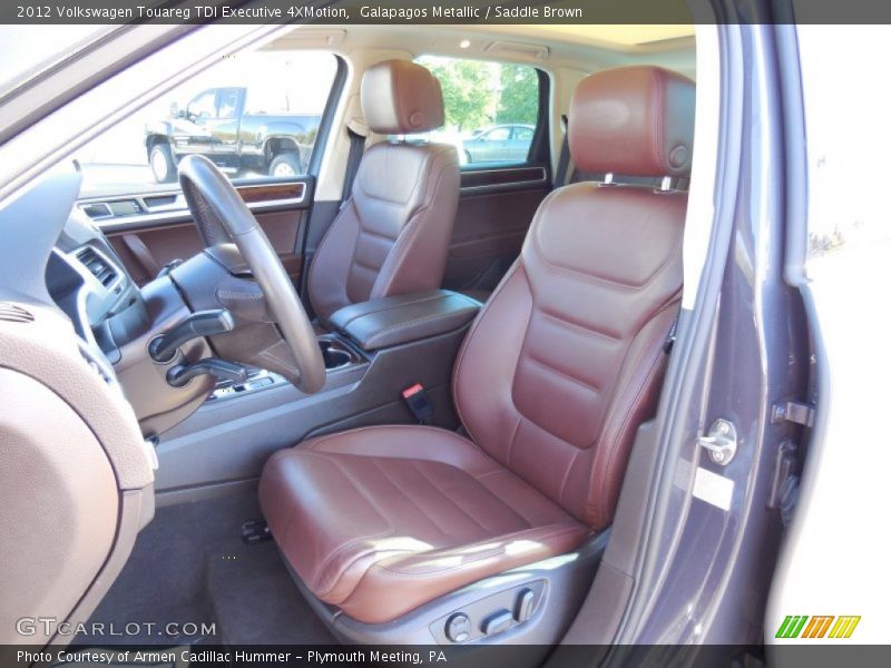 Front Seat of 2012 Touareg TDI Executive 4XMotion