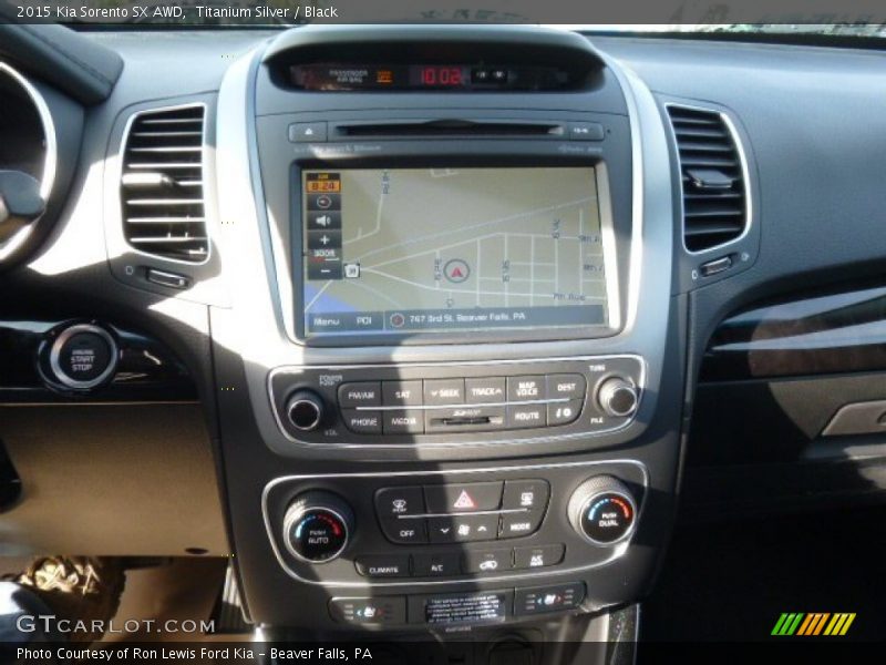 Titanium Silver / Black 2015 Kia Sorento SX AWD