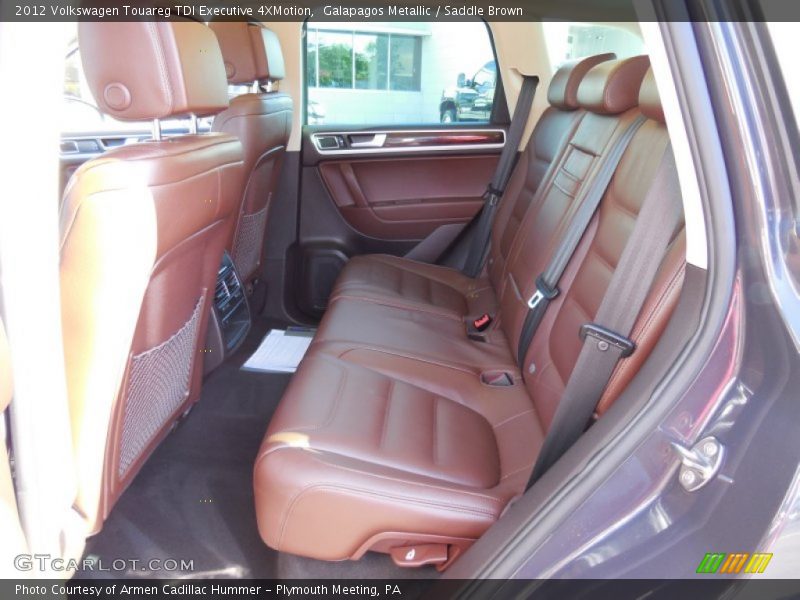 Rear Seat of 2012 Touareg TDI Executive 4XMotion