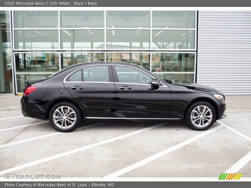 Black / Black 2015 Mercedes-Benz C 300 4Matic