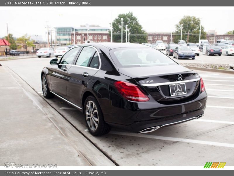 Black / Black 2015 Mercedes-Benz C 300 4Matic