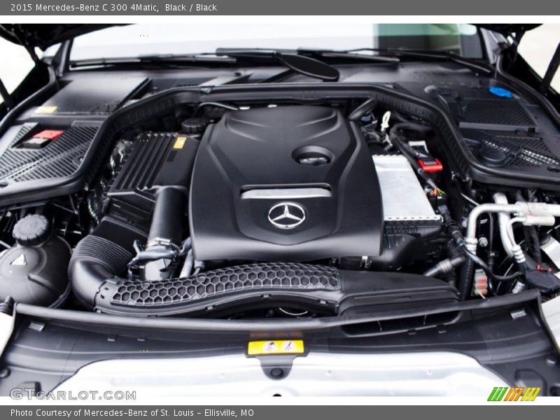 Black / Black 2015 Mercedes-Benz C 300 4Matic
